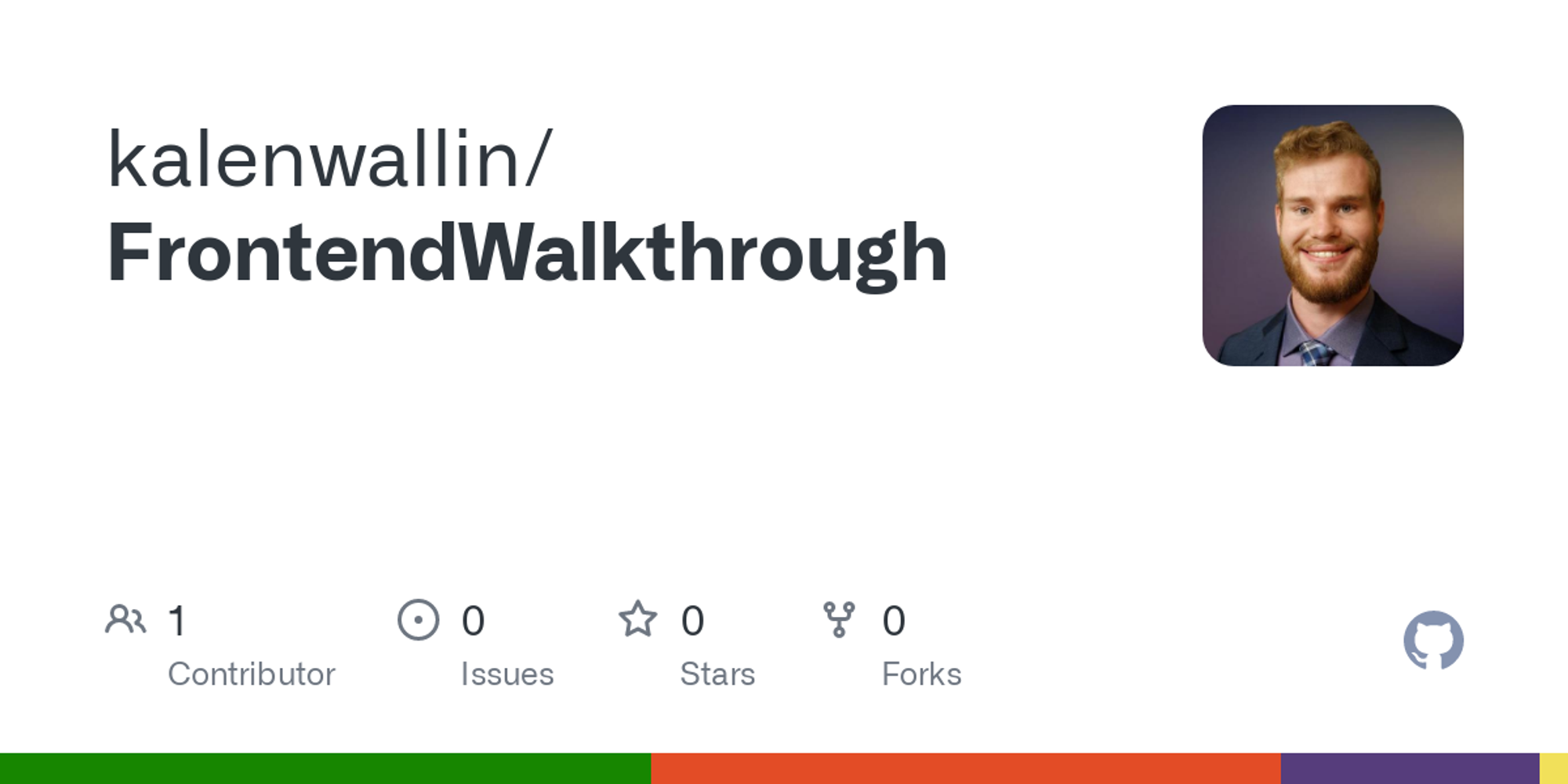 GitHub - kalenwallin/FrontendWalkthrough